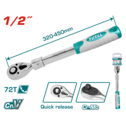 Тріскачка Total THT106128L 1/2&quot;, 320-450 мм. (THT106128L)