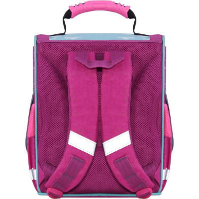 Портфель Bagland з ліхтариками Успіх 12 л. малиновий 617 (00551703) (80217588)