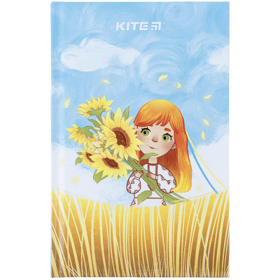 Книга записна Kite UA А6, 80 аркушів, клітинка (K24-199-2)