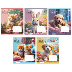 Зошит Yes You Lovely 12 аркушів клітинка (766926)