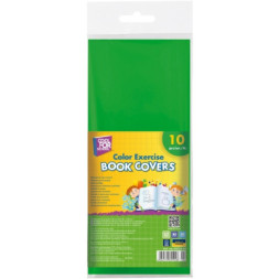 Обкладинки для зошитів Cool For School 10 шт в упаковці, зелений (CF69124-04)