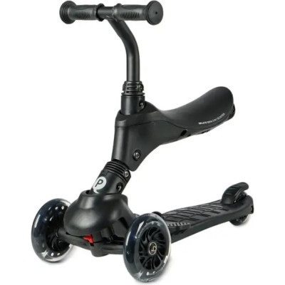 Самокат QPlay 5 в 1 Sema Pro Black (ST-004SemaProBlack)