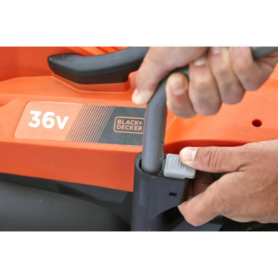 Газонокосарка Black&amp;Decker акумуляторна 36 В, 2.5 Ач, 32 см, 1 АКБ та ЗП (BCMW3336L1)