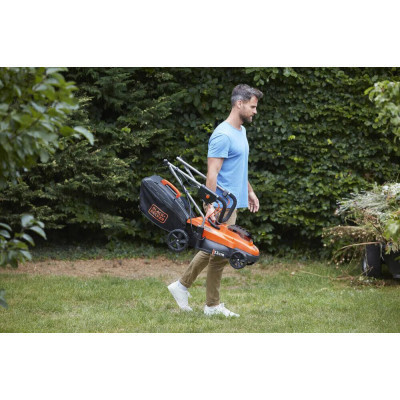 Газонокосарка Black&amp;Decker акумуляторна 36 В, 2.5 Ач, 32 см, 1 АКБ та ЗП (BCMW3336L1)