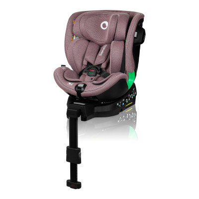 Автокрісло Lionelo Harmony I-Size Pink Mauve Bamboo (LO-HARMONY I-SIZE PINK MAUVE BAMBOO)