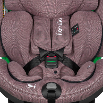 Автокрісло Lionelo Harmony I-Size Pink Mauve Bamboo (LO-HARMONY I-SIZE PINK MAUVE BAMBOO)