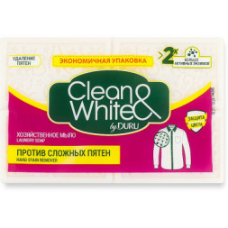 Мило для прання Duru Clean&amp;White Господарське для видалення плям 120 г (8690506521905)
