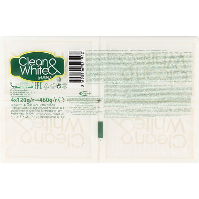 Мило для прання Duru Clean&amp;White Господарське для видалення плям 120 г (8690506521905)