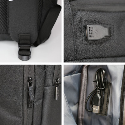 Рюкзак туристичний NikiBo Sleek 15л чорний (30010805-01)