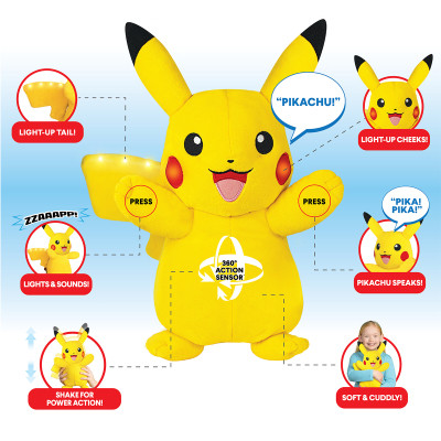 Інтерактивна іграшка Pokemon м&#039;яка - Пікачу 25 см (PKW4185)