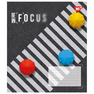 Зошит Yes Be in focus 60 аркушів клітинка (767399)