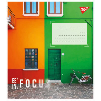 Зошит Yes Be in focus 60 аркушів клітинка (767399)