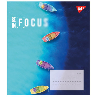 Зошит Yes Be in focus 24 аркушів клітинка (767286)