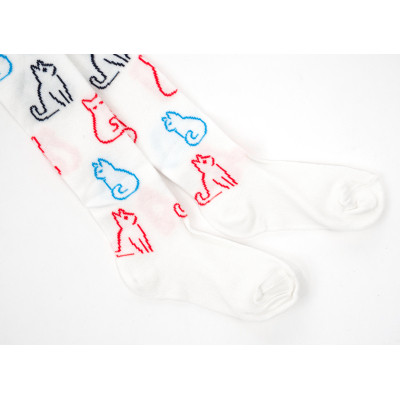 Колготки дитячі UCS Socks з котиками (M0C0301-2295-3G-white)