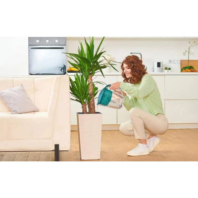 Фільтр-глечик Ecosoft Maxima 5л (3.5л очищеної води) з фільтр-картриджем, аква грін (FMVMAXIMADGECO)