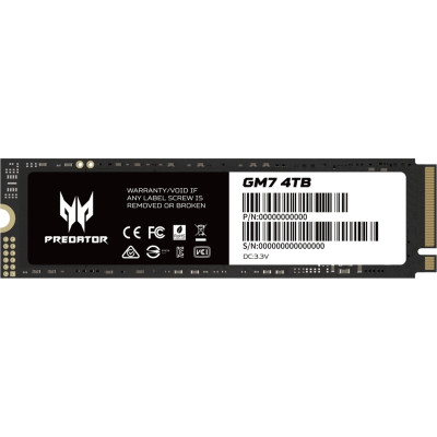 Накопичувач SSD M.2 2280 4TB GM7 Acer Predator (BL.9BWWR.120)