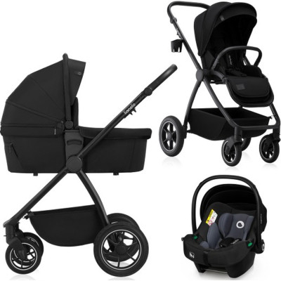 Коляска Lionelo 3 в 1 MERIL 3IN1 BLACK ONYX (LO-MERIL 3IN1 BLACK ONYX)