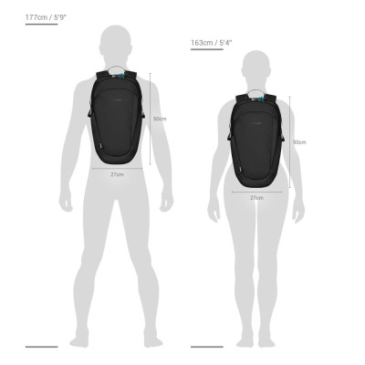 Рюкзак туристичний Pacsafe Eco 25L чорний (41101138)