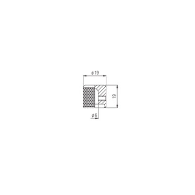 Ручка для потенціометра Paxphil Dome Control Knob Screw Type (Black) (NS004 BK)