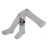 Колготки дитячі BNM з піратським кораблем (M0C0301-1020-86B-gray)