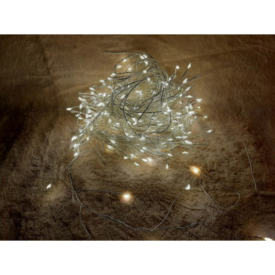Гірлянда Luca Lighting кластер срібна струна, 15 м, теплий білий (8718861852677)