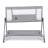 Ліжечко Lionelo приставне Luna Grey Concrete (LO-LUNA GREY CONCRETE)
