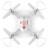 Радіокерована іграшка Syma Квадрокоптер 2.4 GHz 21 cм White (X23_White)