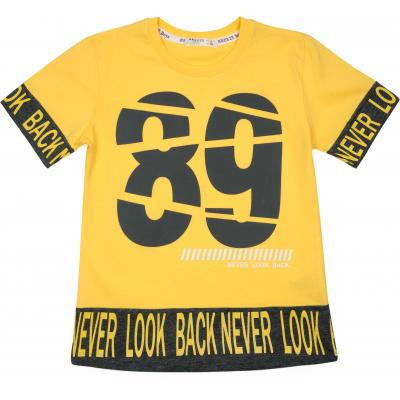 Футболка дитяча Breeze &quot;NEVER LOOK BACK&quot; (14311-146B-yellow)