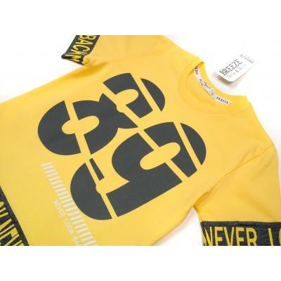 Футболка дитяча Breeze &quot;NEVER LOOK BACK&quot; (14311-146B-yellow)
