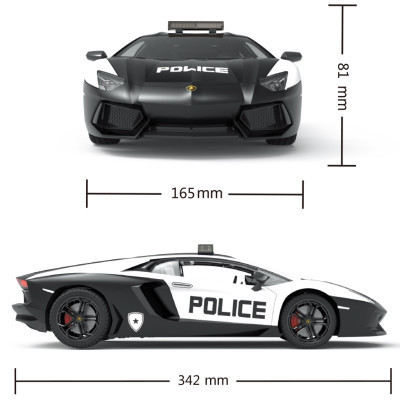 Радіокерована іграшка KS Drive Lamborghini Aventador Police 1:14, 2.4Ghz (114GLPCWB)