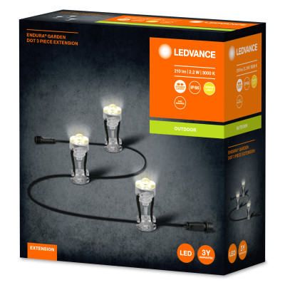 Світильник LEDVANCE ENDURA GARDEN DOT EXT3P 2,1W TP (4058075478510)