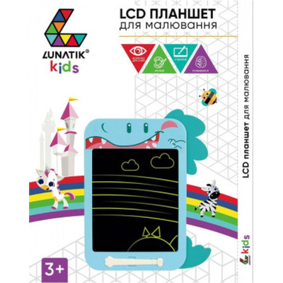 Планшет для малювання Lunatik з LCD екраном 10&quot; Динозавр (LN10K-B) (1136794)