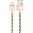 Дата кабель USB 2.0 AM to Lightning 1.0m 2.4A Gold BOROFONE (BX24LG)