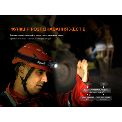 Ліхтар Fenix HL45R LED з безконтактним датчиком (HL45RLED)