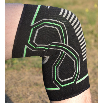 Фіксатор коліна PowerPlay PP-4099 Knee SupportЧорно/Зелені L/XL (PP_4099_L/XL_Bl/Green)