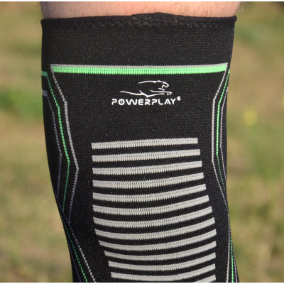 Фіксатор коліна PowerPlay PP-4099 Knee SupportЧорно/Зелені L/XL (PP_4099_L/XL_Bl/Green)