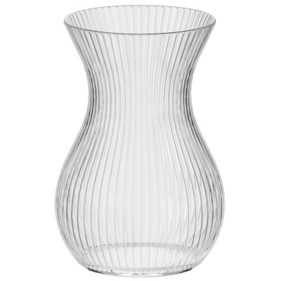 Ваза Trend Glass Asta Ribs 18 см (35446)