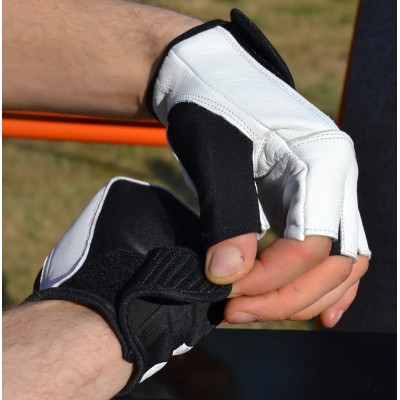 Рукавички для фітнесу MadMax MFG-444 Fitness White L (MFG-444-White_L)