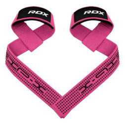 Кистьові лямки RDX S4 Gym Cotton Gel Straps Pink Plus (WAC-S4P+)