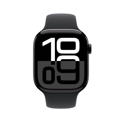 Смарт-годинник Apple Watch Series 10 GPS + Cellular 42mm Natural Titanium Case with Stone Grey Sport Band - S/M (MWXD3QH/A)