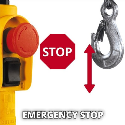 Лебідка Einhell тельфер TC-EH 500, 1000Вт до 500кг, трос 12м. 15кг (2255140)