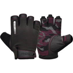 Рукавички для фітнесу RDX T2 Half Pink S (WGA-T2HP-S)