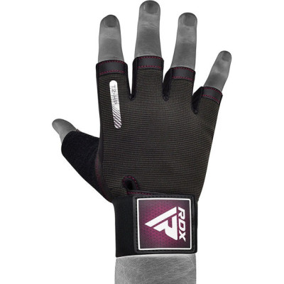 Рукавички для фітнесу RDX T2 Half Pink S (WGA-T2HP-S)