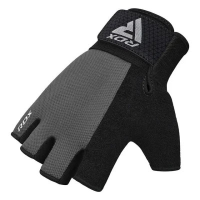 Рукавички для фітнесу RDX W1 Half Gray Plus S (WGA-W1HG-S+)