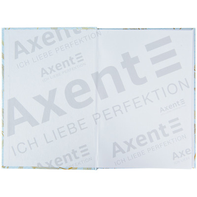 Книга записна Axent Waves А4, 96 аркушів, клітинка, блакитна (8422-560-A)