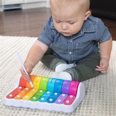 Розвиваюча іграшка Fat Brain Toys Ксилофон і дзвіночки Rock N &#039;Roller Piano (F281ML)