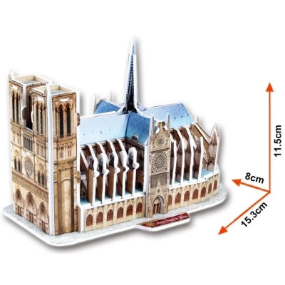 Пазл Cubic Fun 3D Собор Паризької Богоматері міні (S3012h)