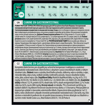 Консерви для собак Purina Pro Plan Veterinary Diets Gastrointestinal 400 г (7613035180932/7613035180376)