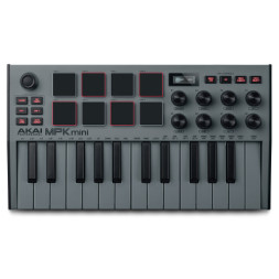 MIDI-клавіатура Akai MPK MINI MK3 Grey (232939)