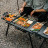 Туристичний стіл Naturehike для барбекю сталевий CNK2300CW014 чорний (6976023923289)